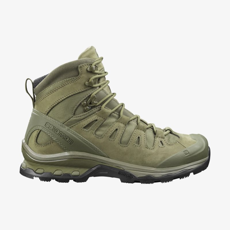 Salomon QUEST 4D FORCES 2 EN Womens Tactical Boots Olive UK LYRK